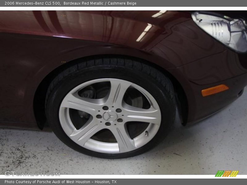 Bordeaux Red Metallic / Cashmere Beige 2006 Mercedes-Benz CLS 500
