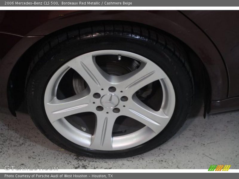 Bordeaux Red Metallic / Cashmere Beige 2006 Mercedes-Benz CLS 500