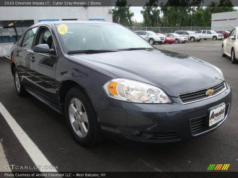 Cyber Gray Metallic / Ebony 2010 Chevrolet Impala LT