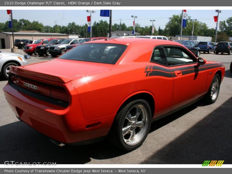 HEMI Orange / Dark Slate Gray 2010 Dodge Challenger R/T Classic