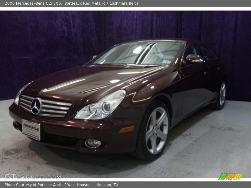 Bordeaux Red Metallic / Cashmere Beige 2006 Mercedes-Benz CLS 500