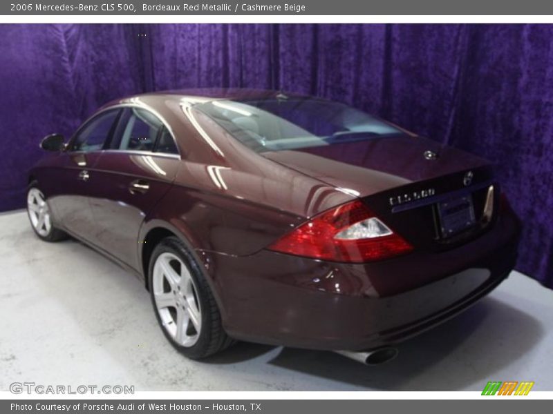 Bordeaux Red Metallic / Cashmere Beige 2006 Mercedes-Benz CLS 500