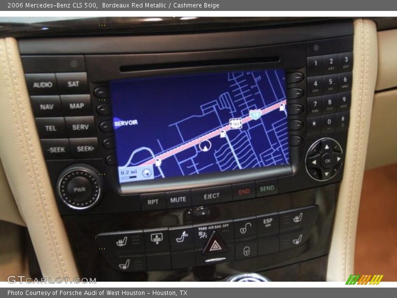 Bordeaux Red Metallic / Cashmere Beige 2006 Mercedes-Benz CLS 500
