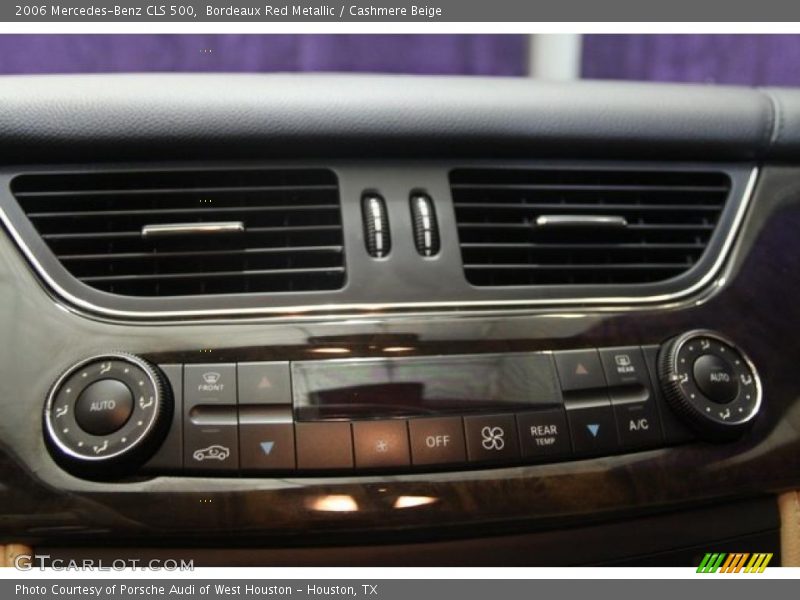Bordeaux Red Metallic / Cashmere Beige 2006 Mercedes-Benz CLS 500