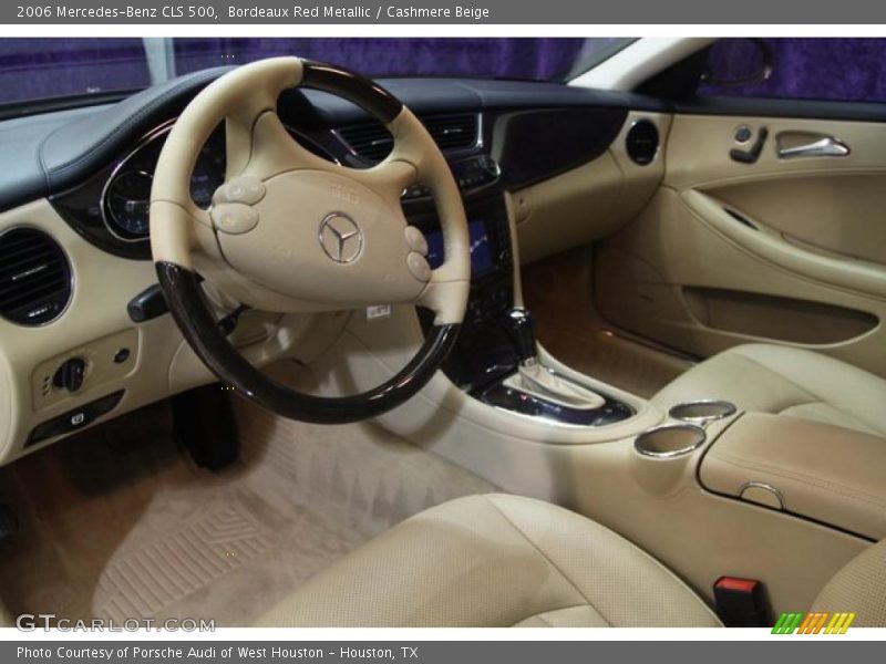 Bordeaux Red Metallic / Cashmere Beige 2006 Mercedes-Benz CLS 500