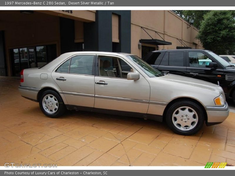 Desert Silver Metallic / Tan 1997 Mercedes-Benz C 280 Sedan