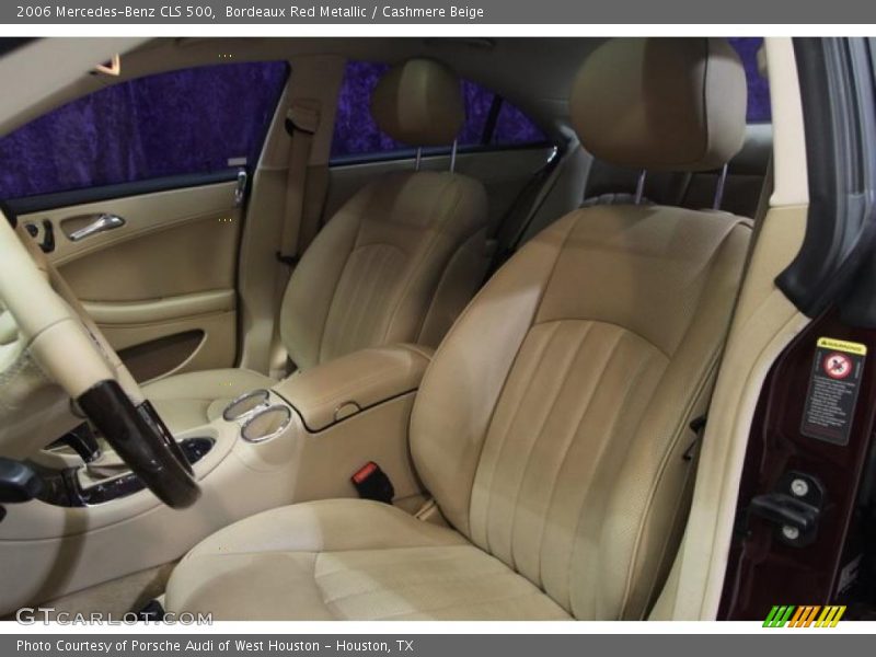 Bordeaux Red Metallic / Cashmere Beige 2006 Mercedes-Benz CLS 500