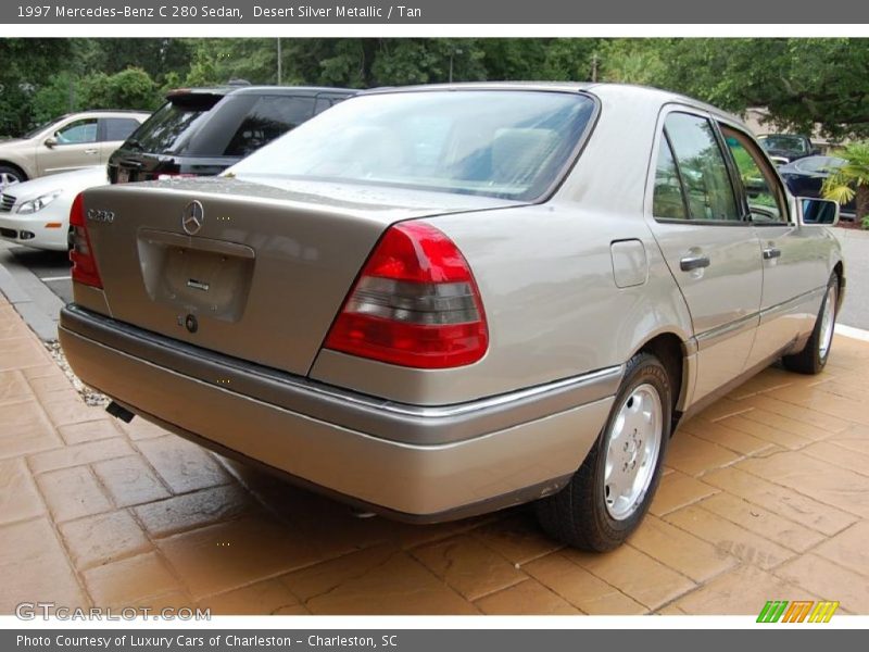 Desert Silver Metallic / Tan 1997 Mercedes-Benz C 280 Sedan