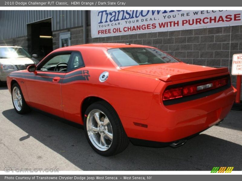 HEMI Orange / Dark Slate Gray 2010 Dodge Challenger R/T Classic