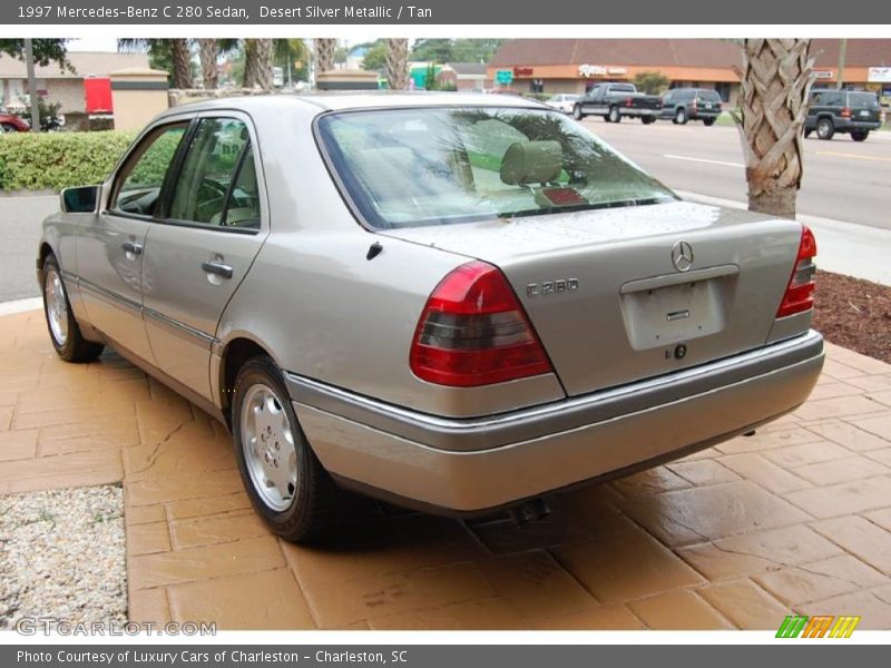 Desert Silver Metallic / Tan 1997 Mercedes-Benz C 280 Sedan