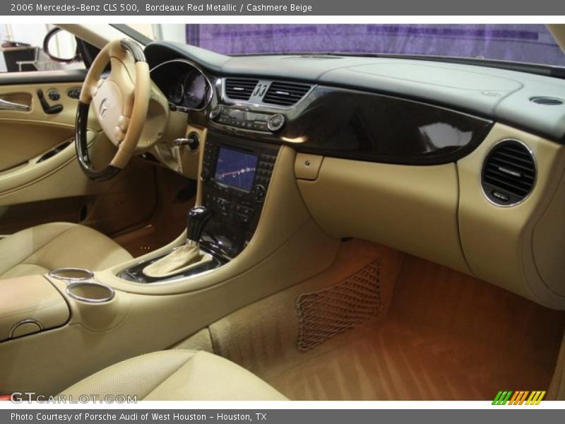 Bordeaux Red Metallic / Cashmere Beige 2006 Mercedes-Benz CLS 500