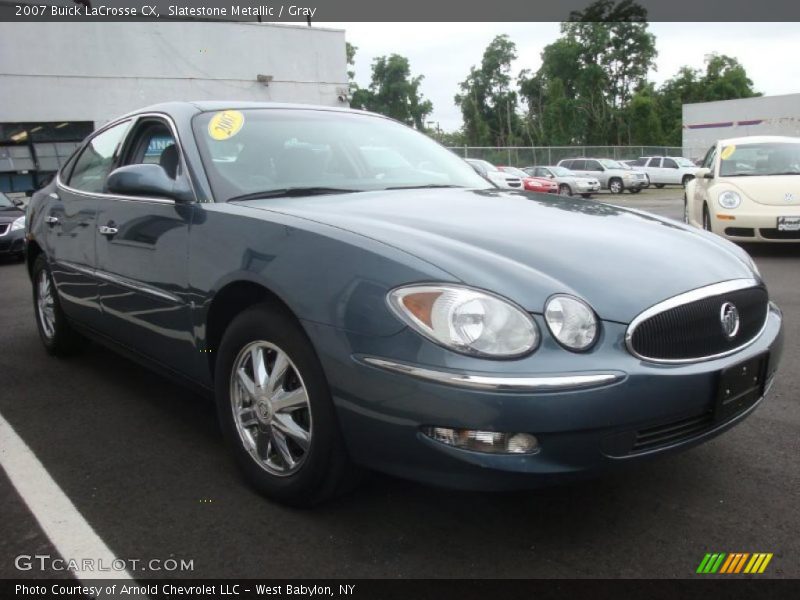 Slatestone Metallic / Gray 2007 Buick LaCrosse CX