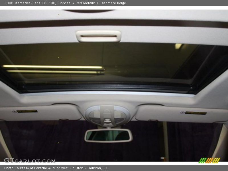 Bordeaux Red Metallic / Cashmere Beige 2006 Mercedes-Benz CLS 500