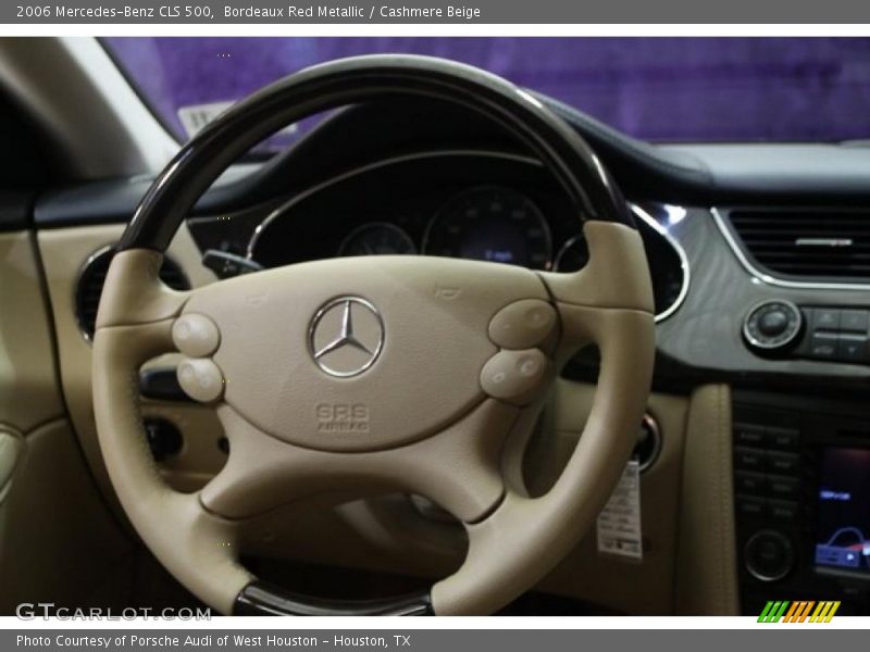 Bordeaux Red Metallic / Cashmere Beige 2006 Mercedes-Benz CLS 500