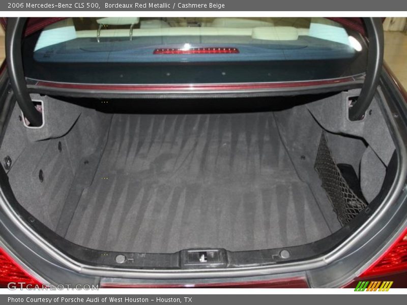 Bordeaux Red Metallic / Cashmere Beige 2006 Mercedes-Benz CLS 500