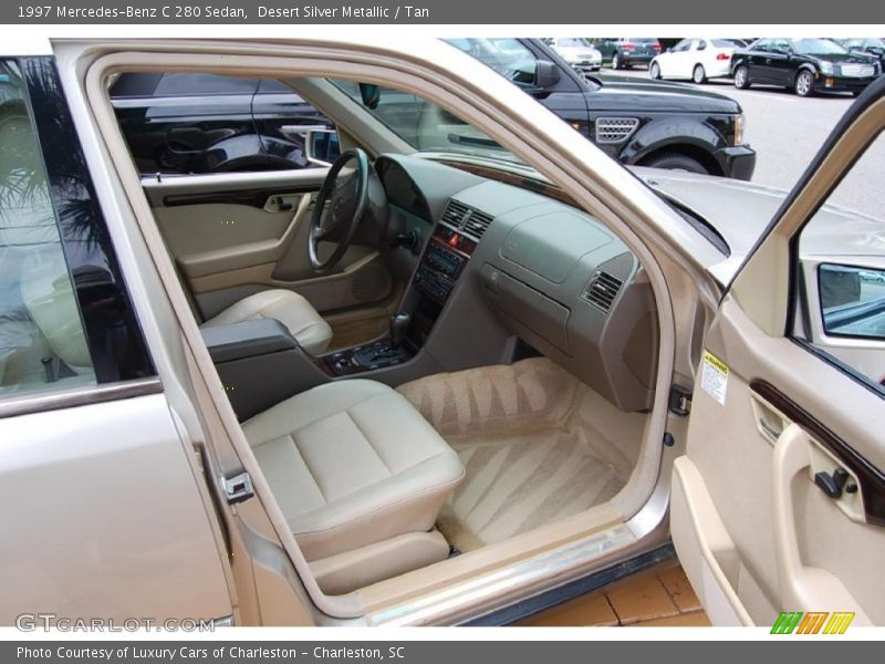 Desert Silver Metallic / Tan 1997 Mercedes-Benz C 280 Sedan
