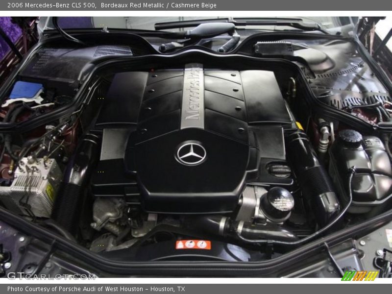 Bordeaux Red Metallic / Cashmere Beige 2006 Mercedes-Benz CLS 500