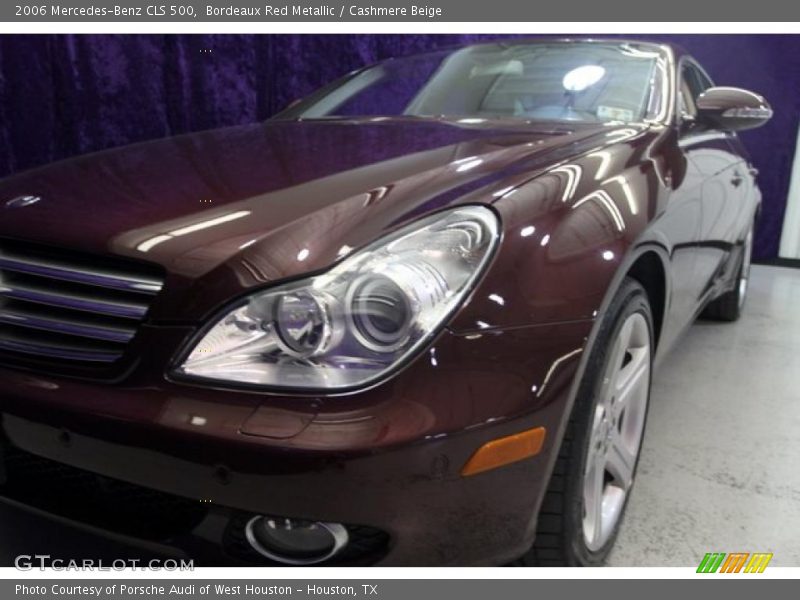 Bordeaux Red Metallic / Cashmere Beige 2006 Mercedes-Benz CLS 500
