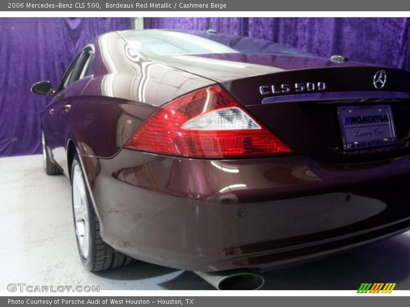 Bordeaux Red Metallic / Cashmere Beige 2006 Mercedes-Benz CLS 500