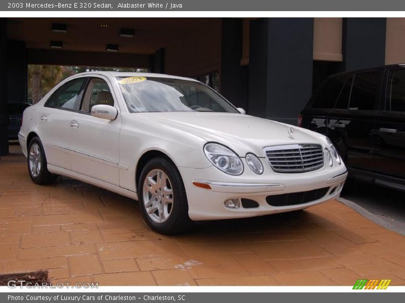 Alabaster White / Java 2003 Mercedes-Benz E 320 Sedan