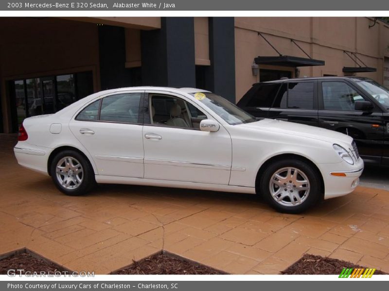 Alabaster White / Java 2003 Mercedes-Benz E 320 Sedan