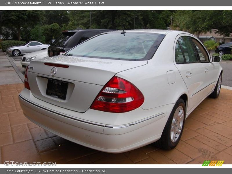 Alabaster White / Java 2003 Mercedes-Benz E 320 Sedan