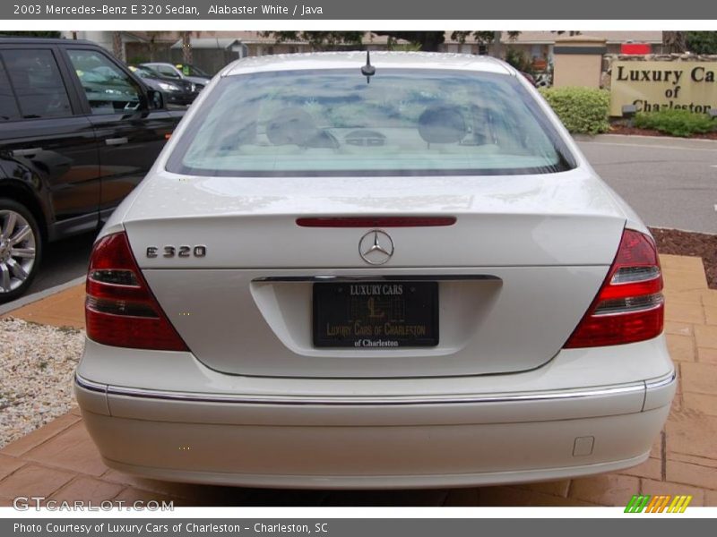 Alabaster White / Java 2003 Mercedes-Benz E 320 Sedan