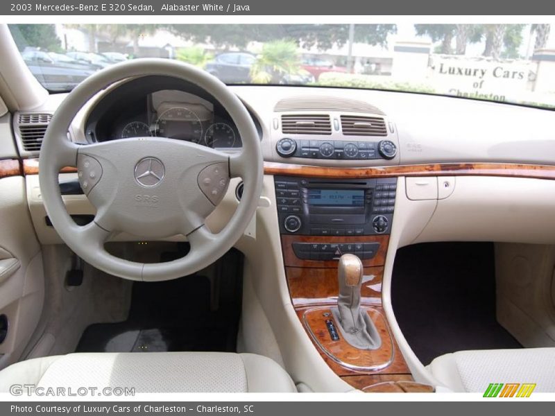 Alabaster White / Java 2003 Mercedes-Benz E 320 Sedan