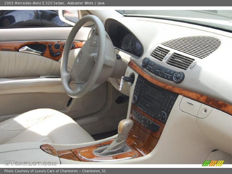 Alabaster White / Java 2003 Mercedes-Benz E 320 Sedan