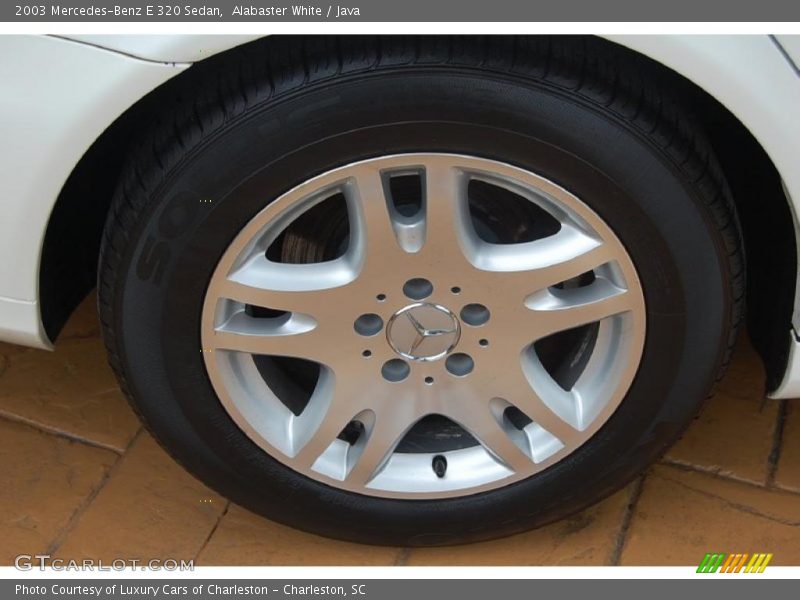 Alabaster White / Java 2003 Mercedes-Benz E 320 Sedan