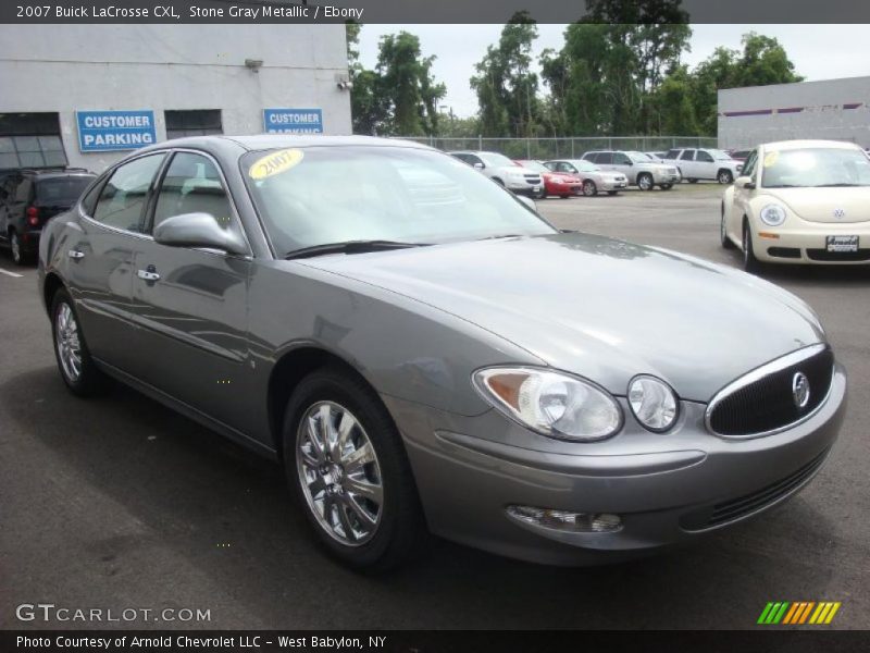 Stone Gray Metallic / Ebony 2007 Buick LaCrosse CXL