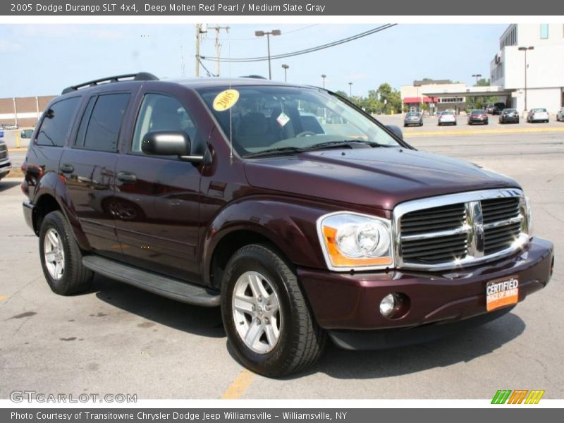 Deep Molten Red Pearl / Medium Slate Gray 2005 Dodge Durango SLT 4x4