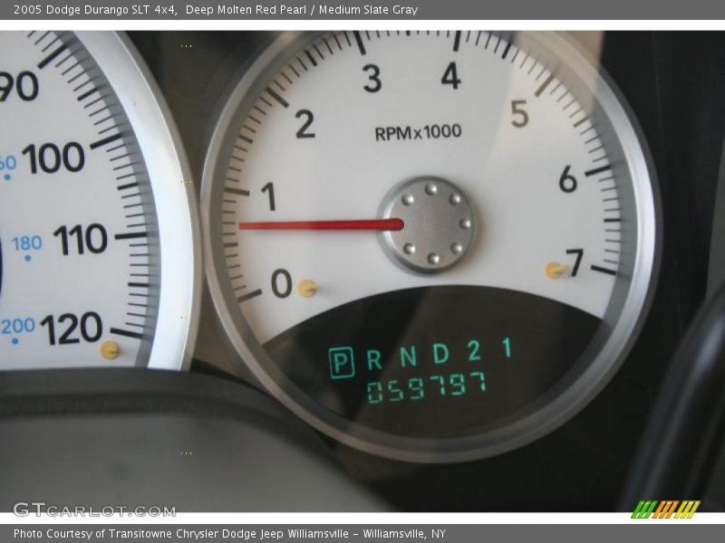 Deep Molten Red Pearl / Medium Slate Gray 2005 Dodge Durango SLT 4x4