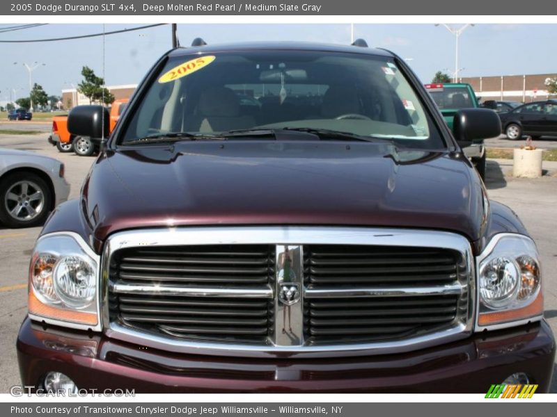 Deep Molten Red Pearl / Medium Slate Gray 2005 Dodge Durango SLT 4x4
