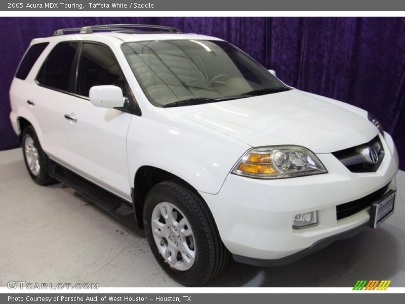 Taffeta White / Saddle 2005 Acura MDX Touring