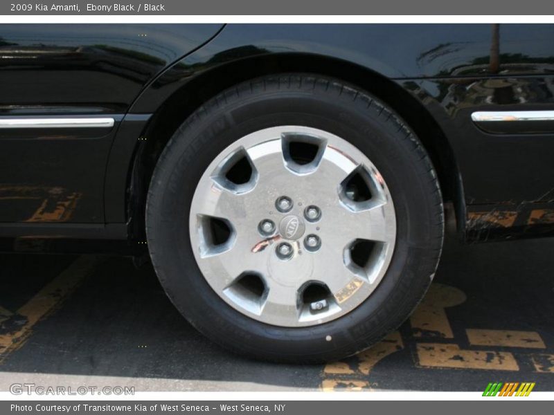 Ebony Black / Black 2009 Kia Amanti