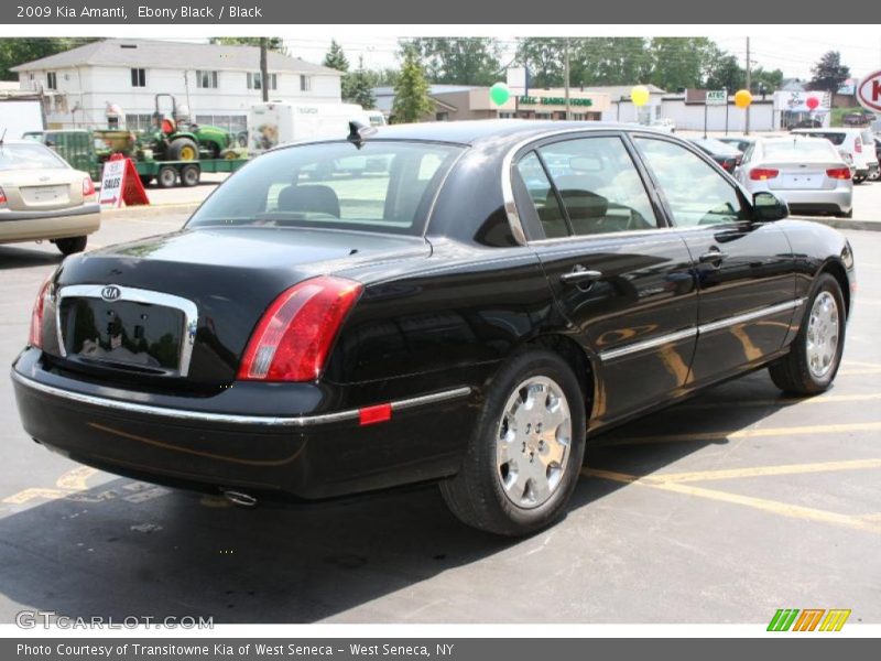 Ebony Black / Black 2009 Kia Amanti