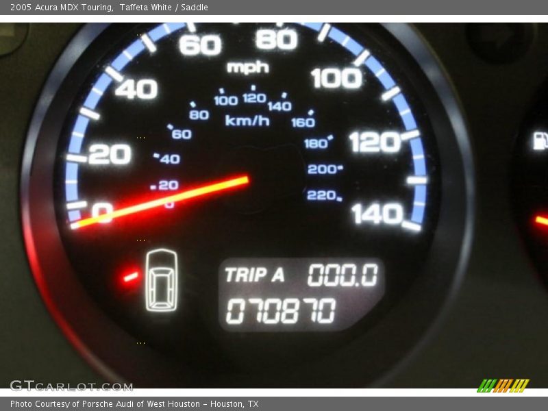 Taffeta White / Saddle 2005 Acura MDX Touring