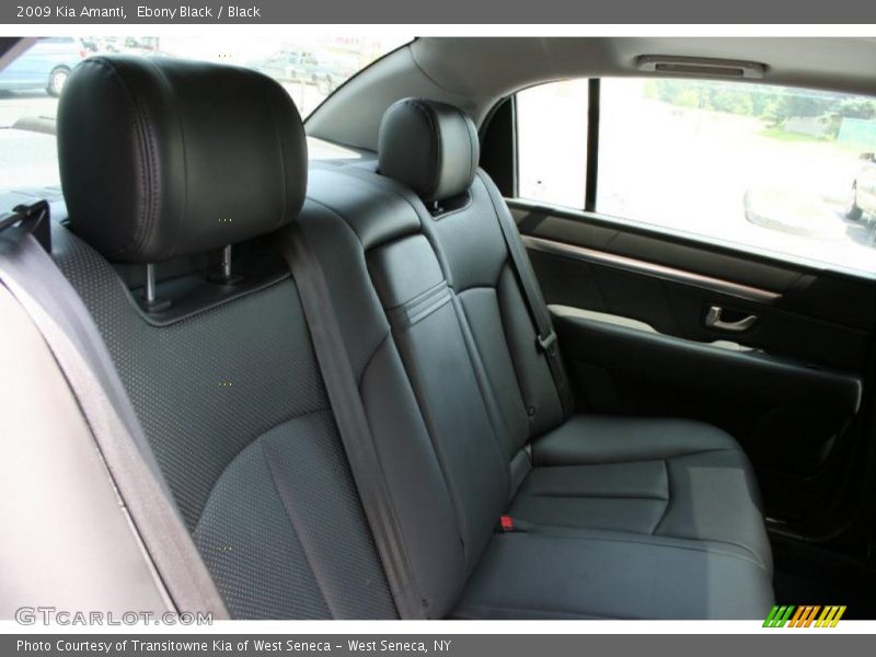 Ebony Black / Black 2009 Kia Amanti