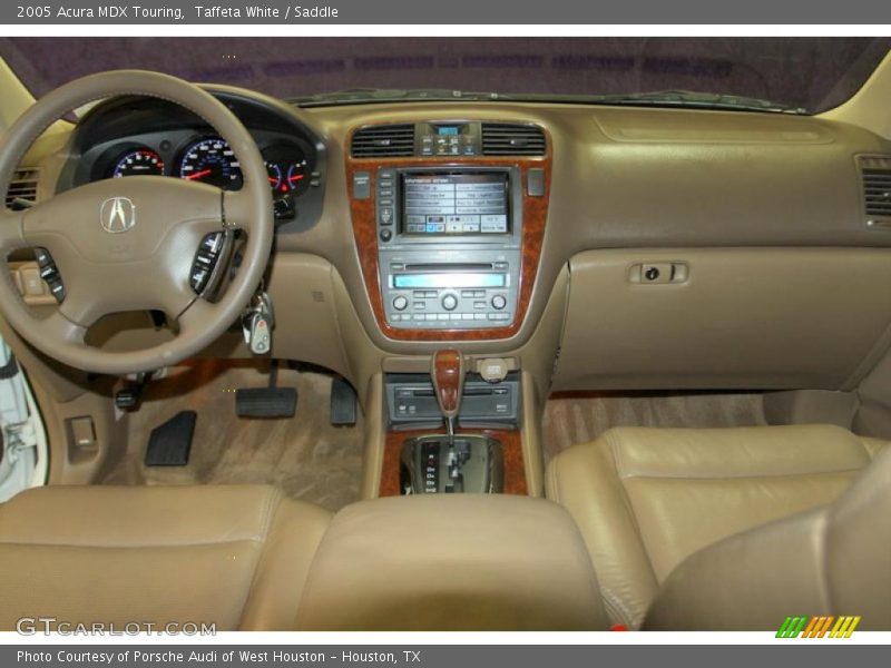 Taffeta White / Saddle 2005 Acura MDX Touring
