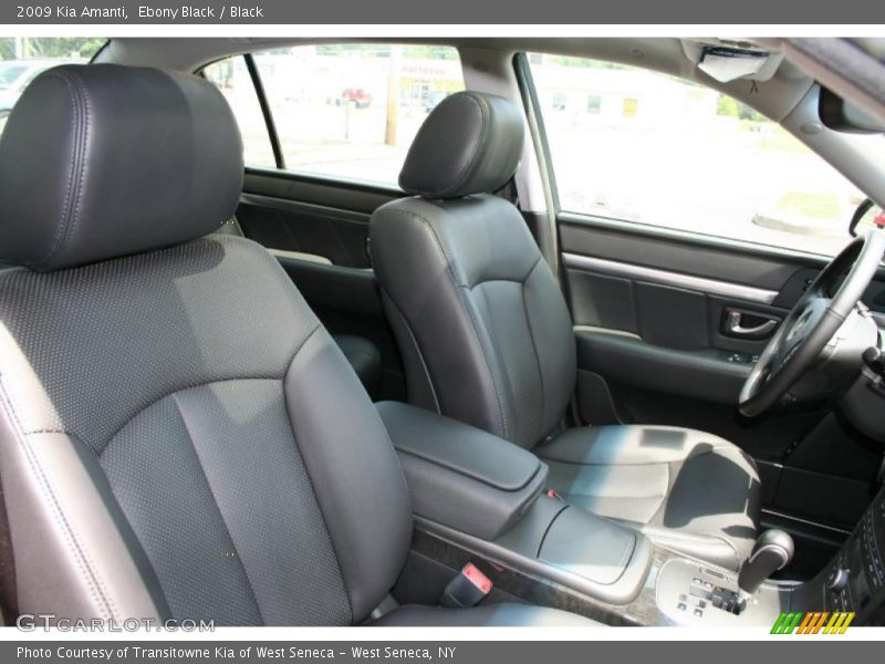 Ebony Black / Black 2009 Kia Amanti