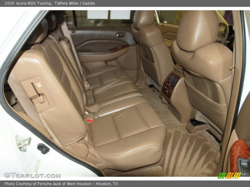 Taffeta White / Saddle 2005 Acura MDX Touring