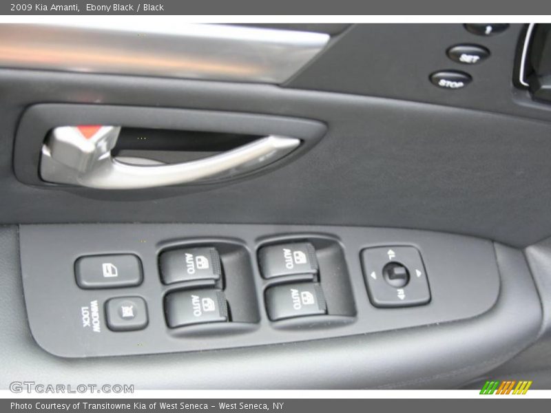 Ebony Black / Black 2009 Kia Amanti