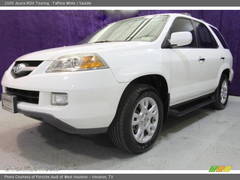 Taffeta White / Saddle 2005 Acura MDX Touring