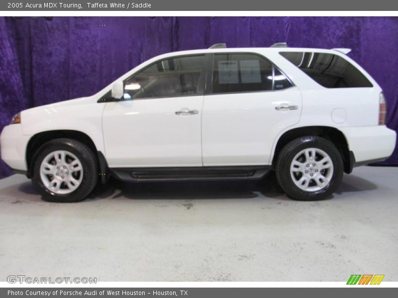 Taffeta White / Saddle 2005 Acura MDX Touring