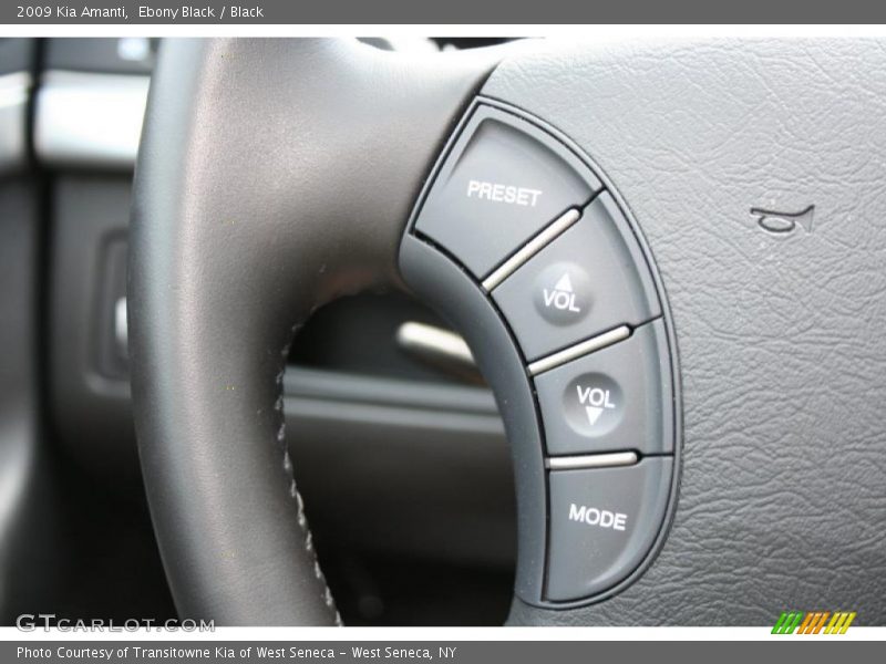 Ebony Black / Black 2009 Kia Amanti