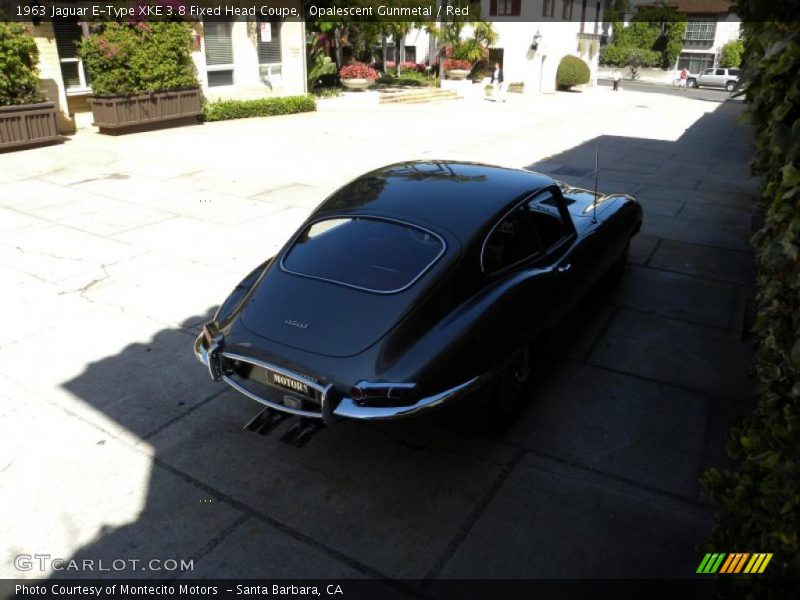 Opalescent Gunmetal / Red 1963 Jaguar E-Type XKE 3.8 Fixed Head Coupe