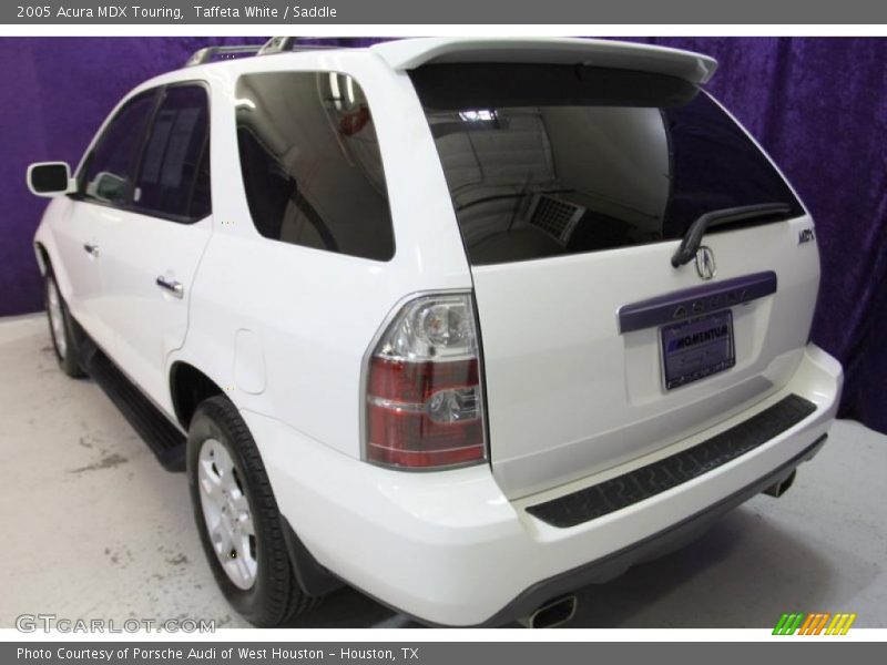 Taffeta White / Saddle 2005 Acura MDX Touring