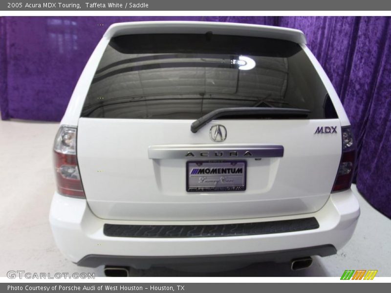 Taffeta White / Saddle 2005 Acura MDX Touring