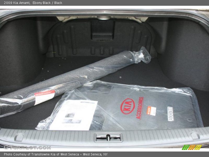 Ebony Black / Black 2009 Kia Amanti